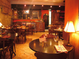 Interior of our restaurant in the city center