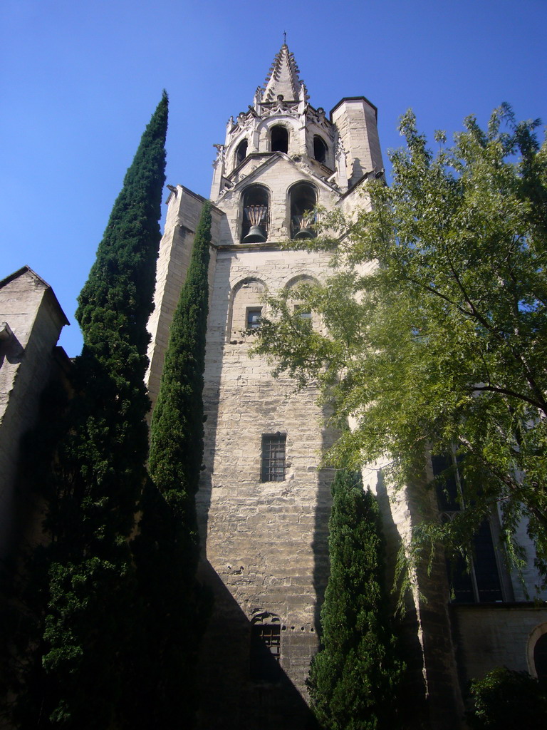 Facade of the Basilique Saint-Pierre church, viewed from the Rue Corderie street