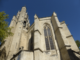 East side of the Basilique Saint-Pierre d`Avignon church at the Place des Châtaignes square