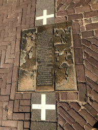 Information on the border meeting of 1995, at the Dutch-Belgian border at the north side of the Kerkplein square