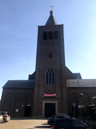 South side of the Onze Lieve Vrouw van Bijstand Church at the Nieuwstraat street