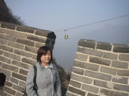 Miaomiao on the Badaling Great Wall inbetween the Seventh and Eighth Tower of the North Side