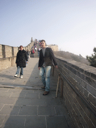 Tim on the Badaling Great Wall inbetween the Seventh and Eighth Tower of the North Side