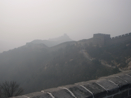 The Sixth, Fifth and Fourth Tower of the North Side of the Badaling Great Wall, viewed from inbetween the Seventh and Eighth Tower