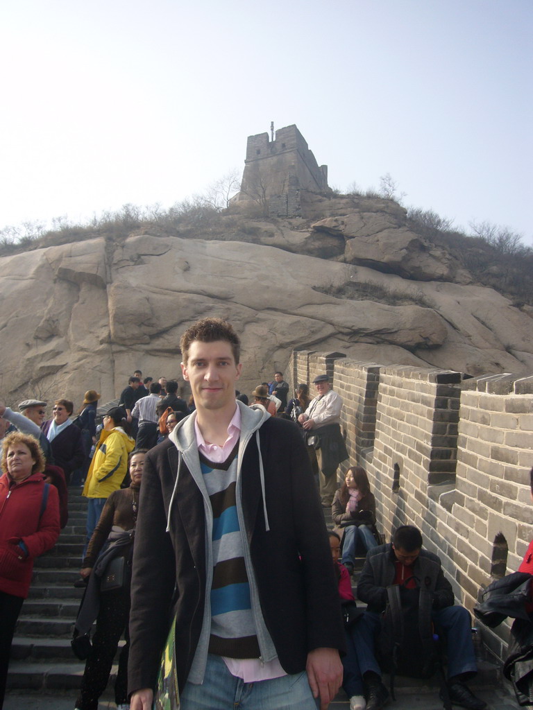 Tim just below the Seventh Tower of the North Side of the Badaling Great Wall