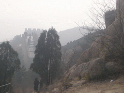 The Fifth Tower of the North Side of the Badaling Great Wall, viewed from a path near the Sixth Tower