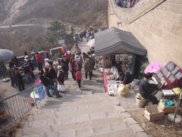 Souvenir shops near the entrance to the Seventh Tower of the North Side of the Badaling Great Wall