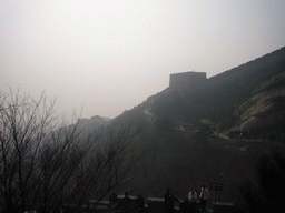 The Sixth and Fifth Tower of the North Side of the Badaling Great Wall, viewed from a path near the Eighth Tower