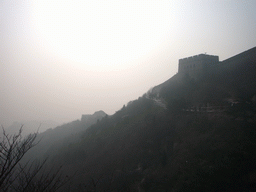 The Sixth and Fifth Tower of the North Side of the Badaling Great Wall, viewed from a path near the Eighth Tower