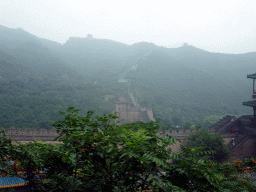 The Juyongguan Great Wall, viewed from the tour bus on the G6 Jingzang Expressway