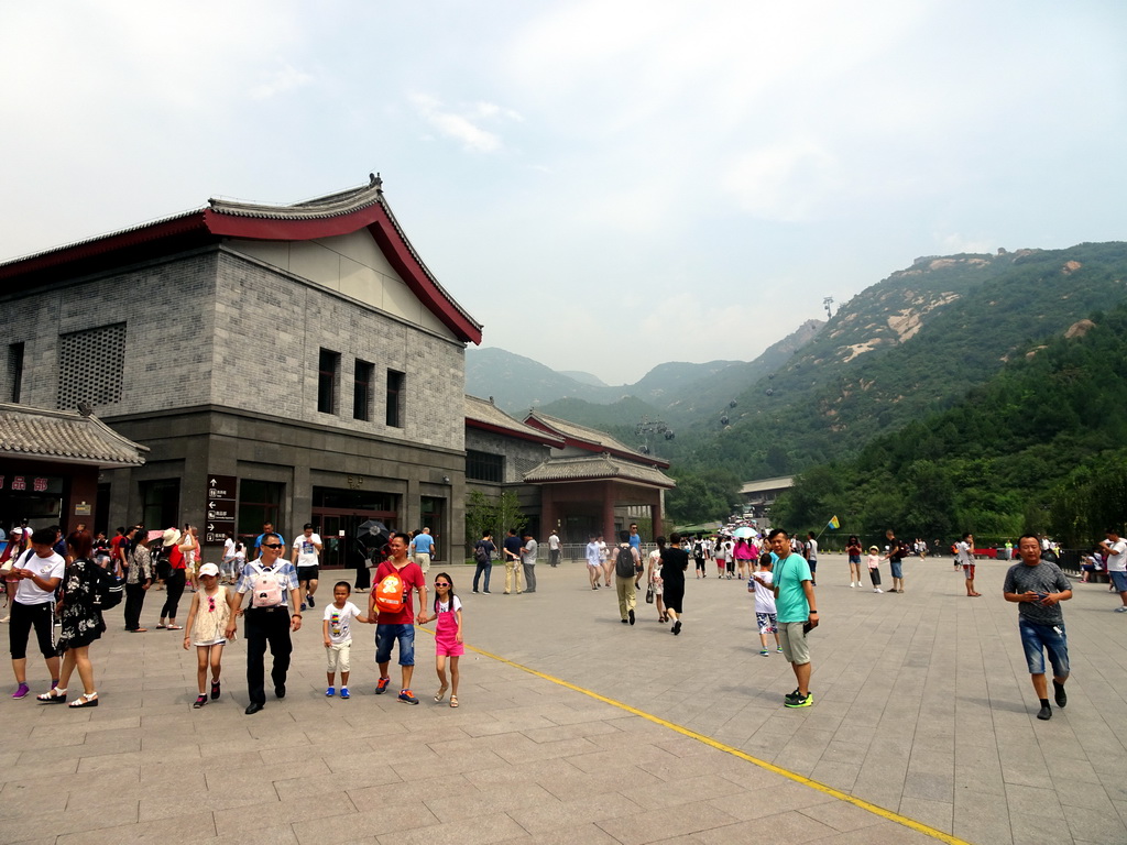 The entrance building to the cable lift to the Badaling Great Wall