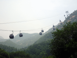 The cable lift to the Badaling Great Wall, viewed from the entrance building