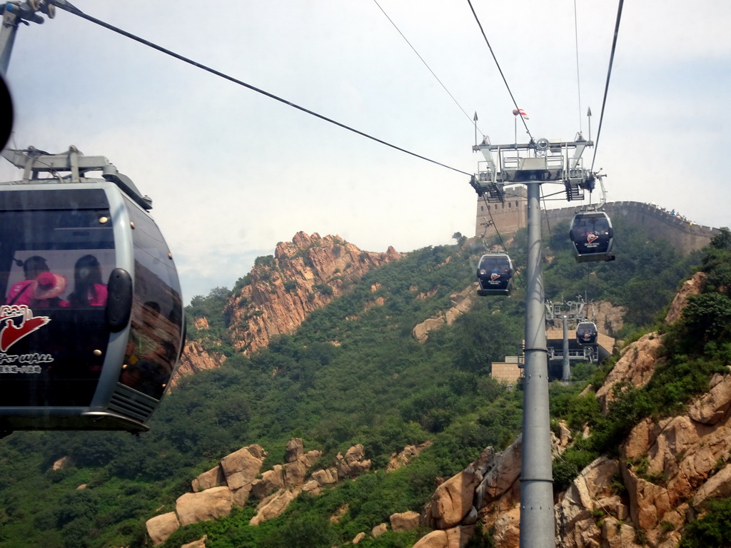 The Eighth Tower of the North Side of the Badaling Great Wall, viewed from the cable cart