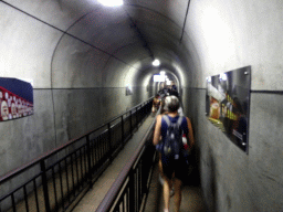 Tunnel from the exit point of the cable lift to the Badaling Great Wall