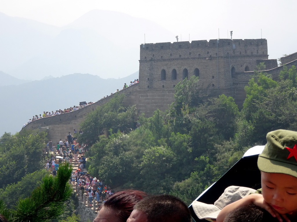 The Sixth Tower of the North Side of the Badaling Great Wall, viewed from a path near the Eighth Tower