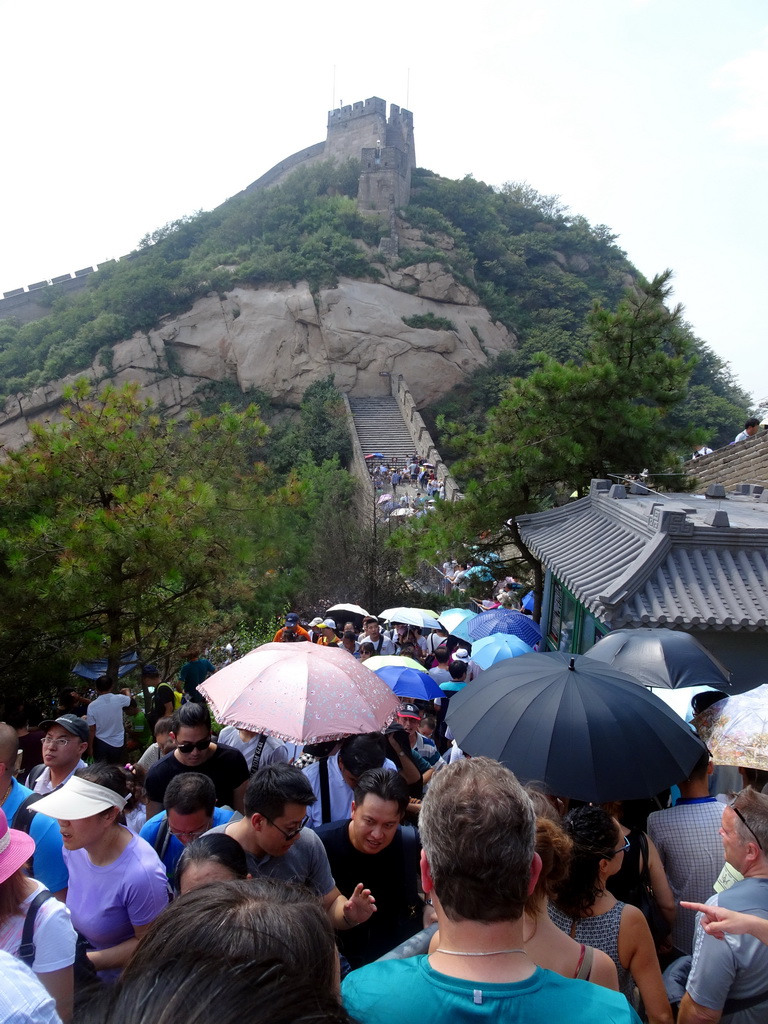 The Seventh Tower of the North Side of the Badaling Great Wall, viewed from a path near the Eighth Tower