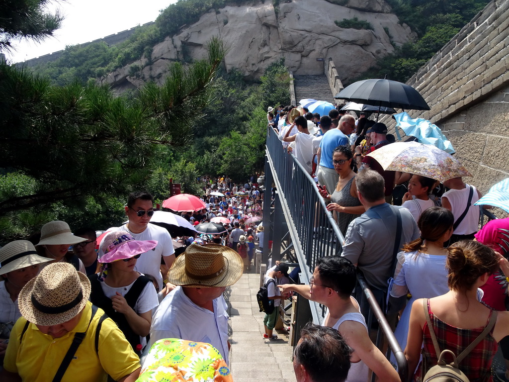 Queue for the Eighth Tower of the North Side of the Badaling Great Wall