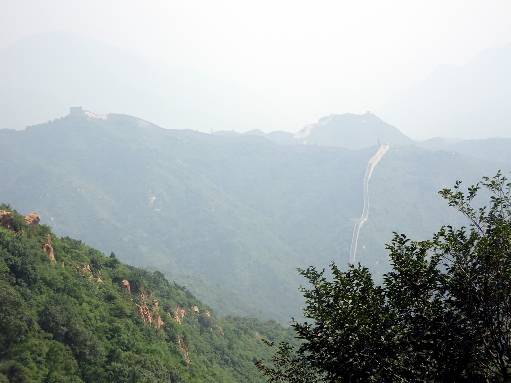 The Tenth Tower of the North Side of the Badaling Great Wall, viewed from a path near the Seventh Tower