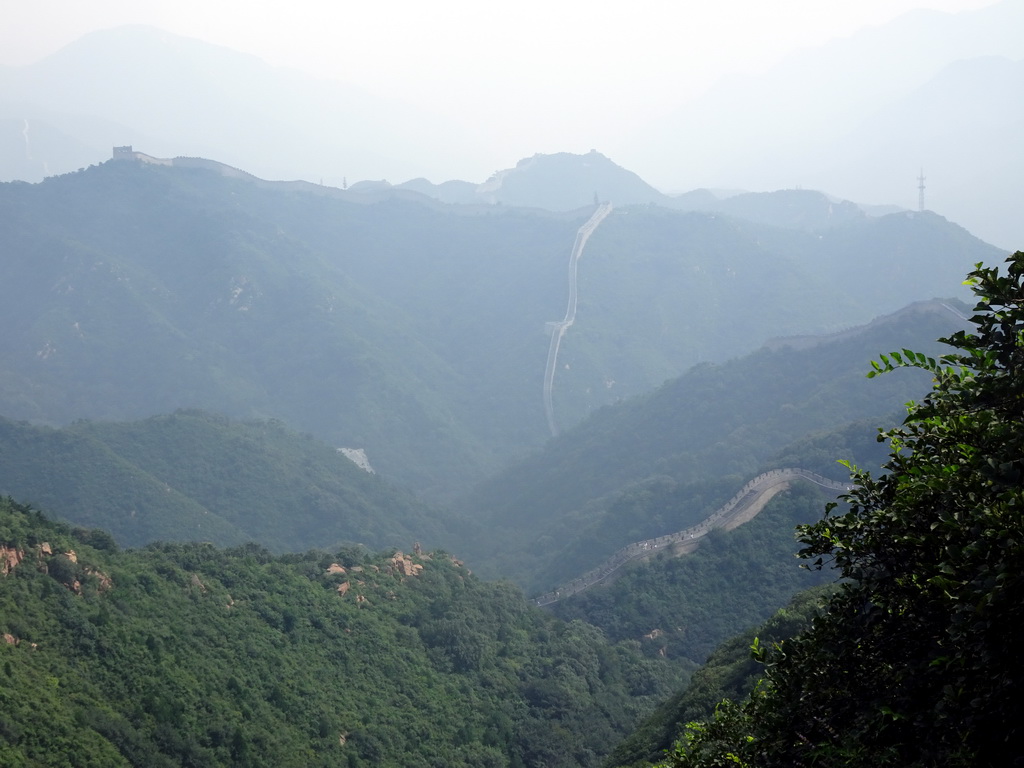 The Tenth Tower of the North Side of the Badaling Great Wall, viewed from a path near the Sixth Tower