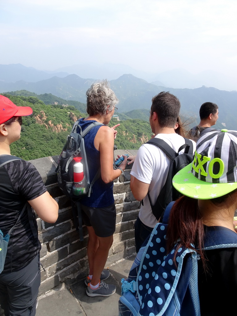 Our friends just below the Sixth Tower of the North Side of the Badaling Great Wall