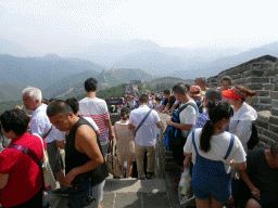 The Fifth and Third Tower of the North Side of the Badaling Great Wall, viewed from just below the Sixth Tower