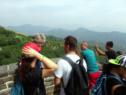 Our friends just below the Sixth Tower of the North Side of the Badaling Great Wall