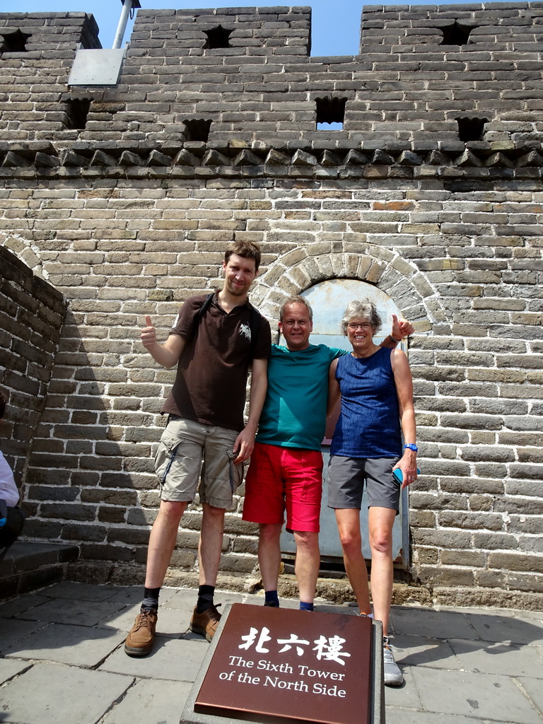 Tim with our friends just below the Sixth Tower of the North Side of the Badaling Great Wall