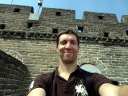 Tim just below the Sixth Tower of the North Side of the Badaling Great Wall