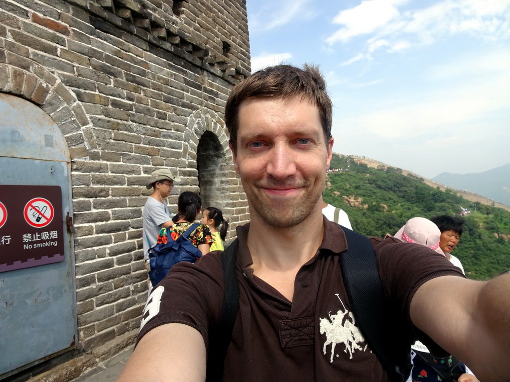 Tim just below the Sixth Tower of the North Side of the Badaling Great Wall