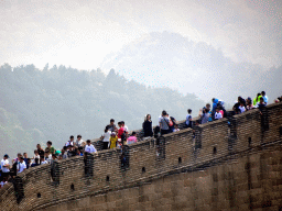 The Badaling Great Wall inbetween the Fifth and Fourth Tower of the North Side, viewed from just below the Sixth Tower