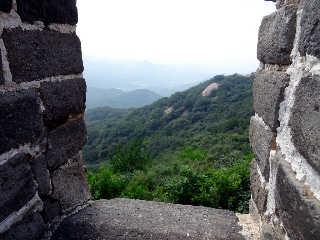 Mountains at the northwest side of the Badaling Great Wall, viewed from just below the Sixth Tower