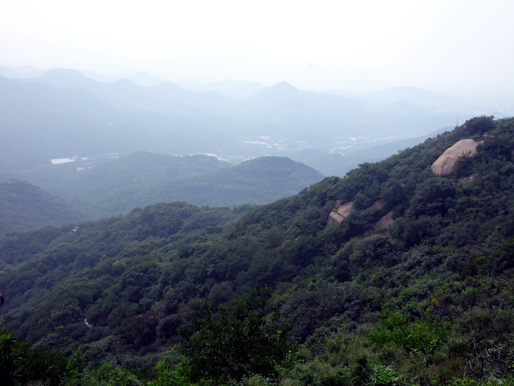 Mountains at the northwest side of the Badaling Great Wall, viewed from just below the Sixth Tower