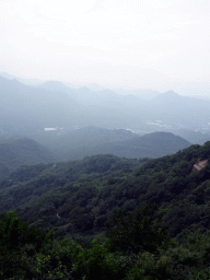 Mountains at the northwest side of the Badaling Great Wall, viewed from just below the Sixth Tower