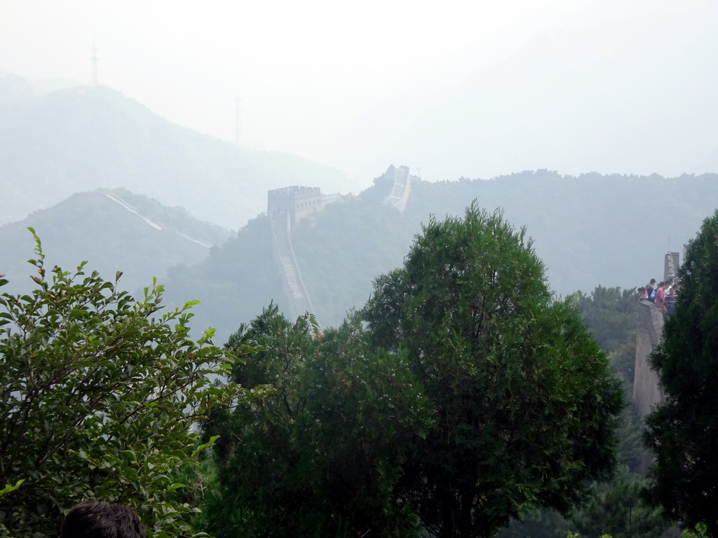 The Third Tower of the North Side of the Badaling Great Wall, viewed from a path near the Sixth Tower