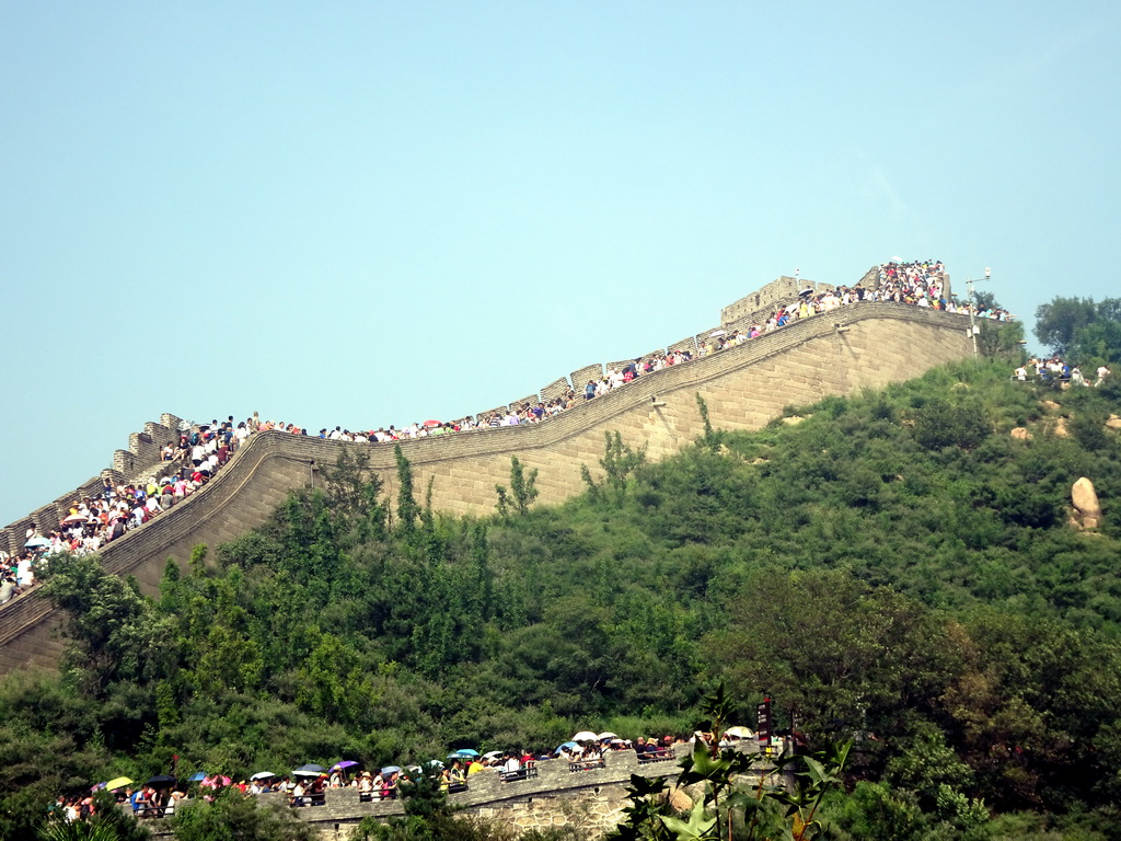 The Eighth Tower of the North Side of the Badaling Great Wall, viewed from a path near the Sixth Tower