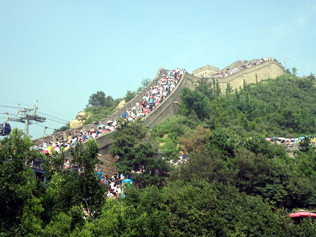 The Eighth Tower of the North Side of the Badaling Great Wall, viewed from a path near the Sixth Tower