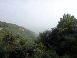 The valley, viewed from a path near the Sixth Tower