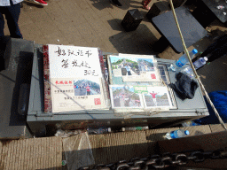 Photo souvenirs at the path near the Eighth Tower of the North Side of the Badaling Great Wall