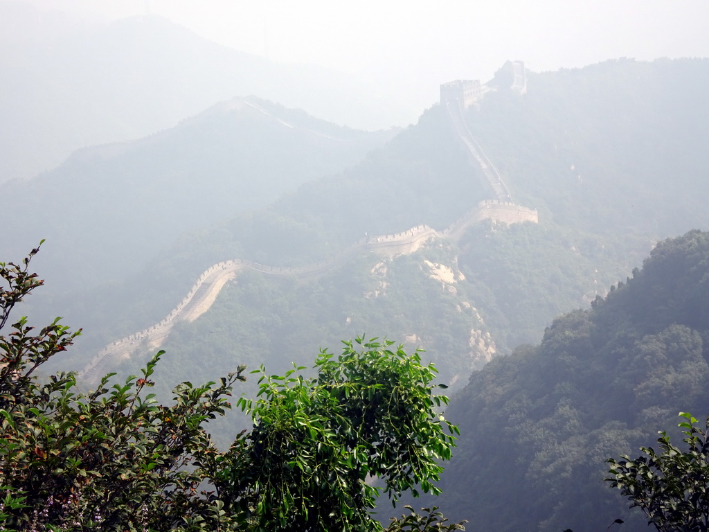 The Third Tower of the North Side of the Badaling Great Wall, viewed from a path near the Eighth Tower