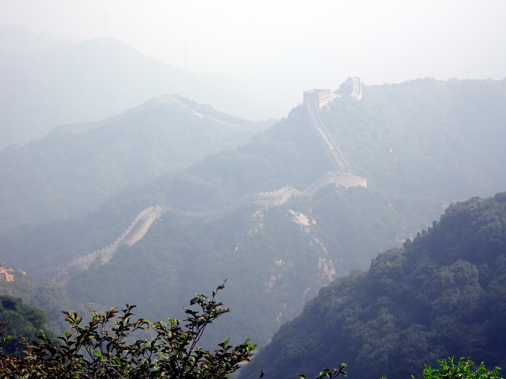 The Third Tower of the North Side of the Badaling Great Wall, viewed from a path near the Eighth Tower