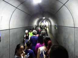 Tunnel from the Badaling Great Wall to the entrance point of the cable lift