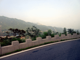 The Juyongguan Great Wall, viewed from the tour bus on the G6 Jingzang Expressway