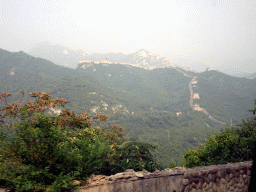 The Juyongguan Great Wall, viewed from the tour bus on the G6 Jingzang Expressway