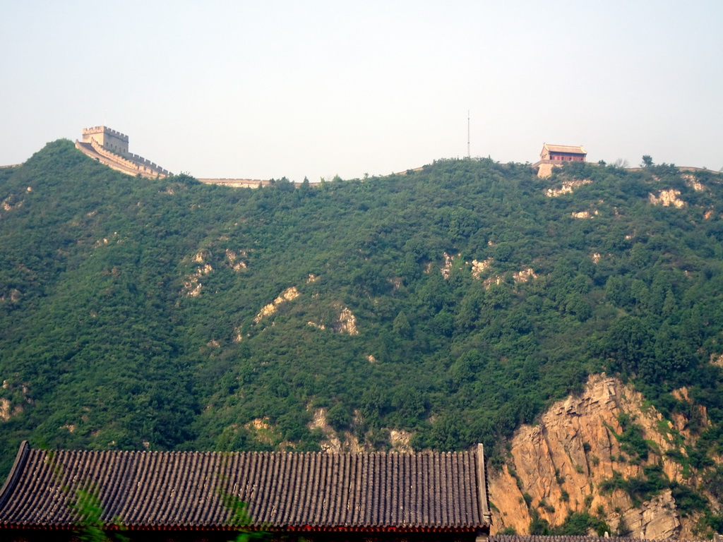 The Juyongguan Great Wall, viewed from the tour bus on the G6 Jingzang Expressway