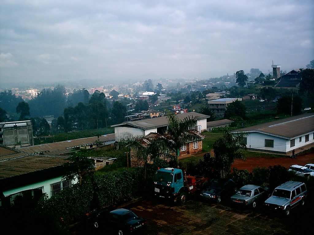 Houses, viewed from our room at the Hotel Mondial