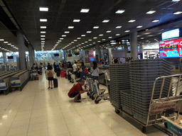 Arrivals Hall of Bangkok Suvarnabhumi Airport
