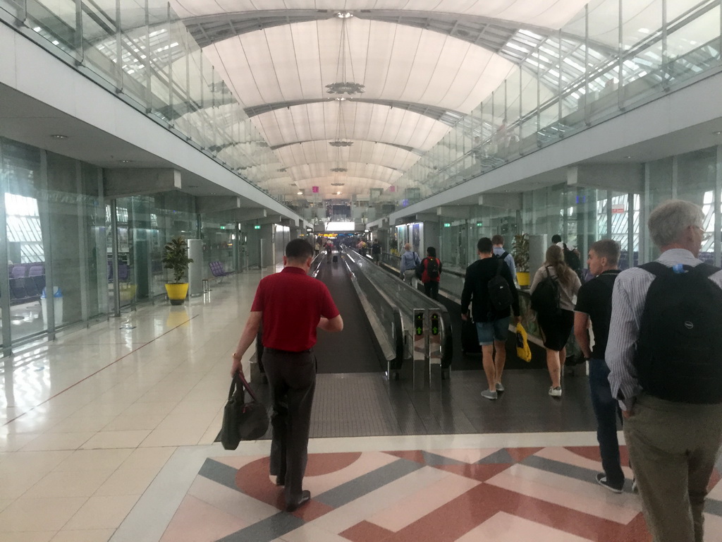 Arrivals Hall of Bangkok Suvarnabhumi Airport