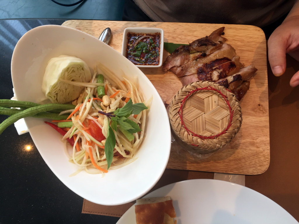 Lunch at the MoMo Café at the Courtyard by Marriott Hotel Bangkok