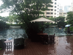 The swimming pool of the Grande Centre Point Hotel Ratchadamri Bangkok
