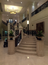 Staircase in the lobby of the Grande Centre Point Hotel Ratchadamri Bangkok